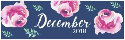 December 2018 Newsletter